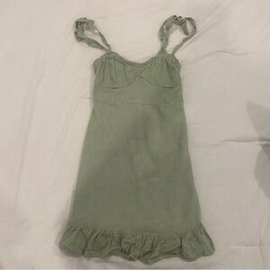 Sage hollister mini dress